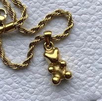 Gold Gummy Bear Necklace