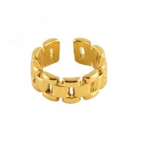 Flat Link Adjustable Ring